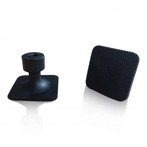 Profesional de Carburo 27 x 27 mm ADAPTADOR PARA PEGAMENTO LAKA TOOLS NEGRO