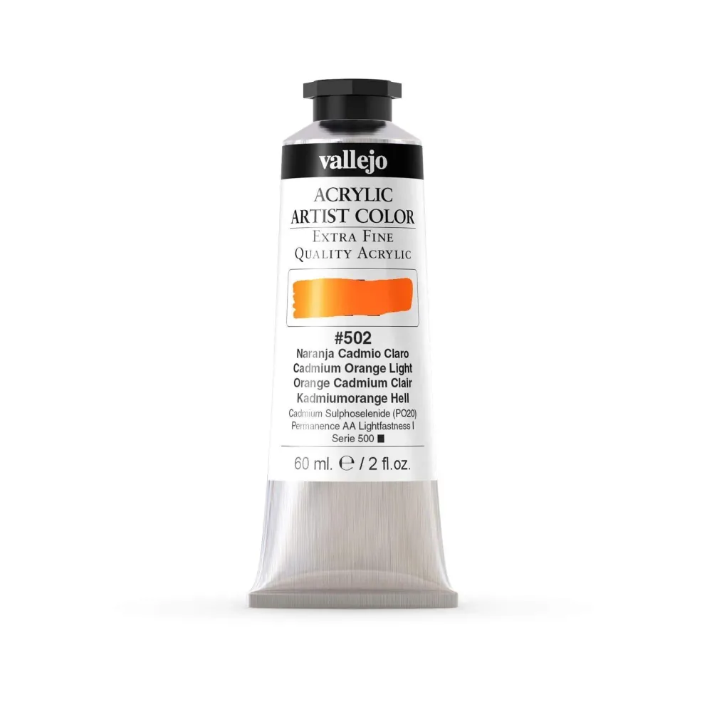 Vallejo pintura acrilica 60ml 503 Cadmio naranja