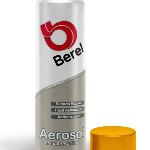 Esmalte Acrilico Negro Mate Aerosol, Berel 6874-3
