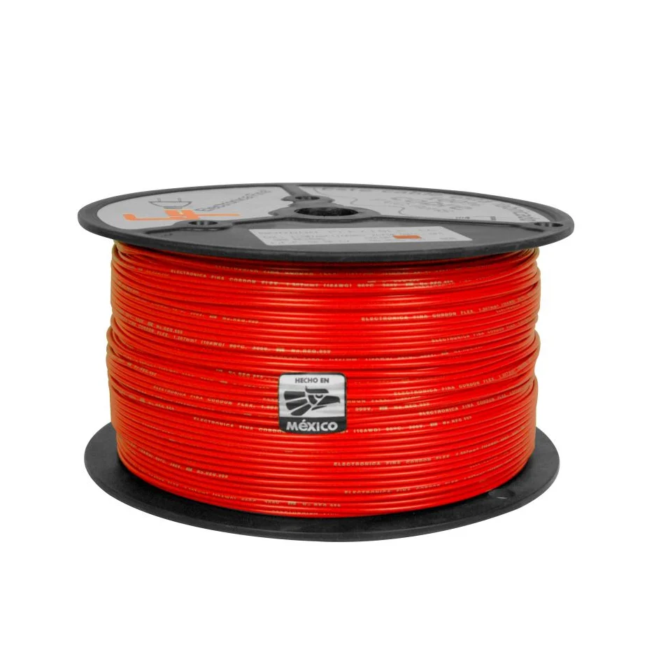 ALAMBRE CAL. 22 COLOR ROJO AL-22RD XTRON