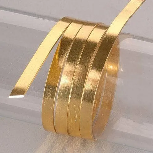 Efco Alambre plano de aluminio oro 1mmx5mmx2metros 2225595