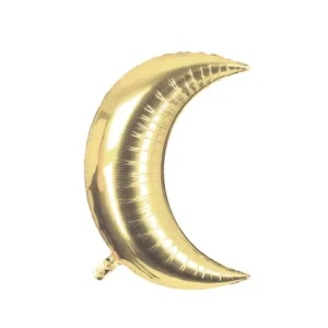 GLOBO DE MYLAR LUNA DORADA Con Revestimiento de Cobre