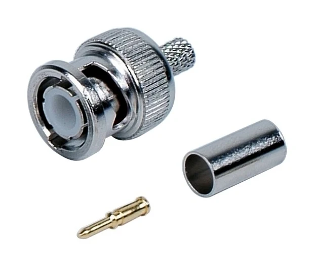 Alambre de Precisión CONECTOR BNC CRIMPEADO PARA CABLE RG59 APBC13-RG59