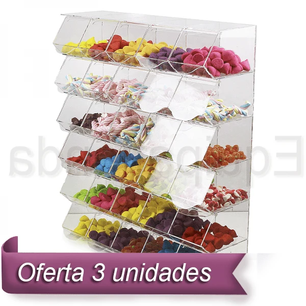 Hilo para Engranaje Oferta 3 Módulos de 30 carameleras- 80x25x100cm