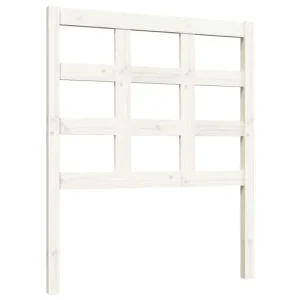 vidaXL Cabecero de cama madera maciza de pino blanco 80,5x4x100 cm