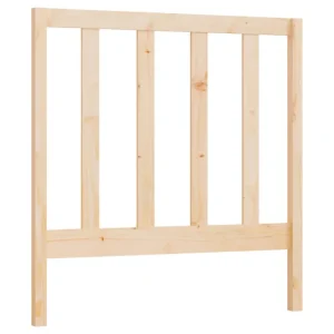 vidaXL Cabecero de cama madera maciza de pino 81x4x100 cm