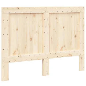 vidaXL Cabecero de madera maciza de pino 140x104 cm