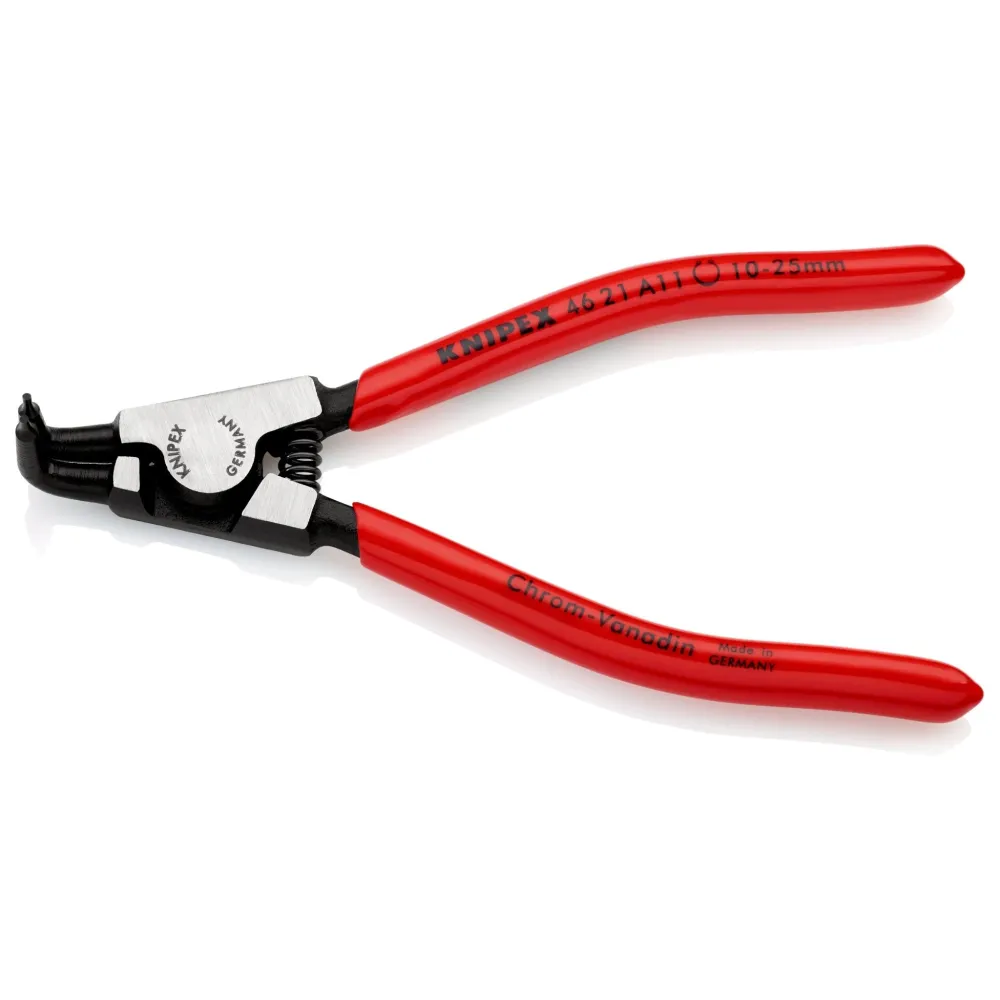 Profesional Certificado Knipex 46 21 A11 - Alicate con boca 90º para arandelas exteriores , para arandelas de 10 25 mm