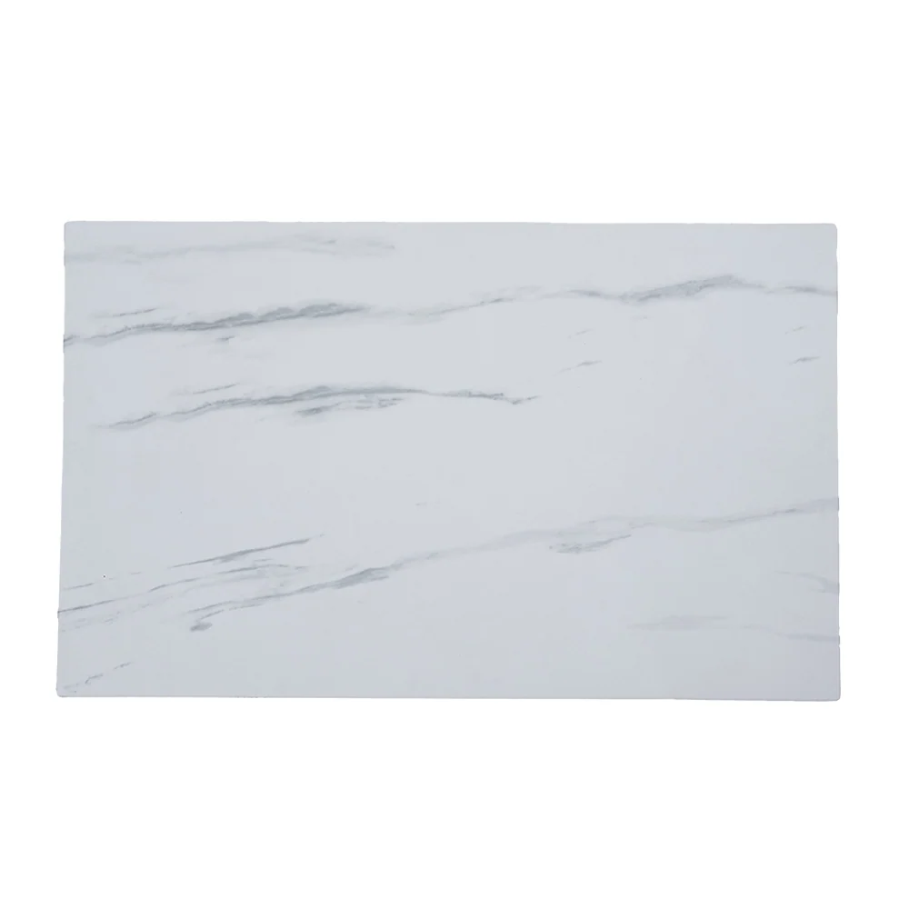 Charola Rectangular 32.5x26.5cm Melamina Efecto Marmol Marble