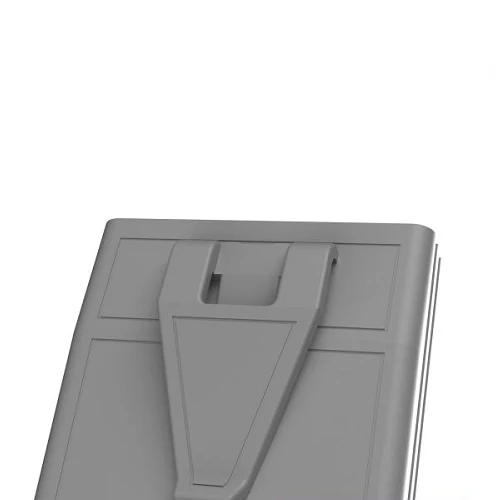 2.40"W x 6.99"L x 0.85"H Faceplate Handheld Enclosure Pocket Clip M8,PC,GY
