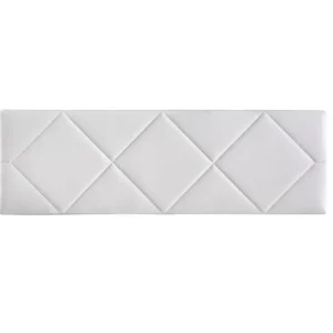 Cabecero 145x50x7 | Häusbed | Cabecero Tapizado SPYGA | Para Cama de 120, 135 y 140 | Anclaje en Pared | Polipiel Blanco