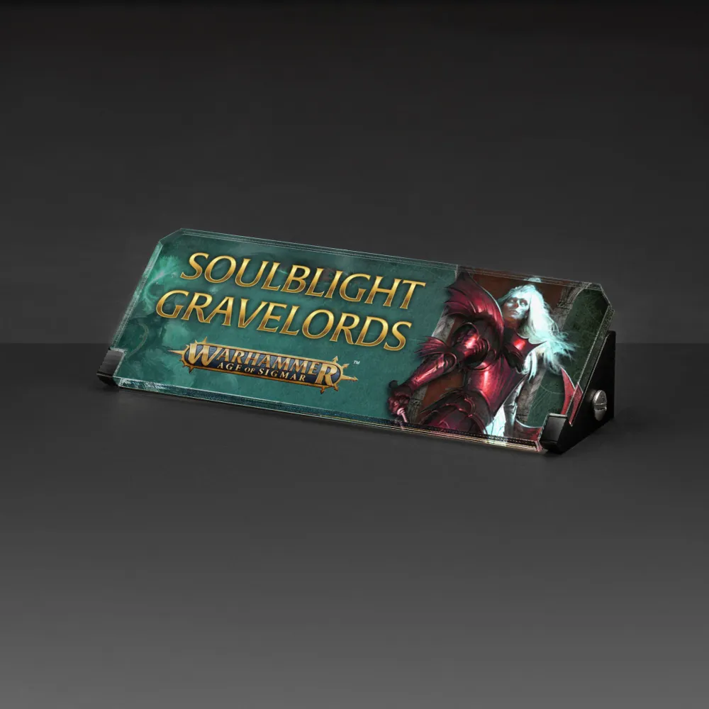 Plaque Warhammer® Age Sigmar - Soulblight Gravelords