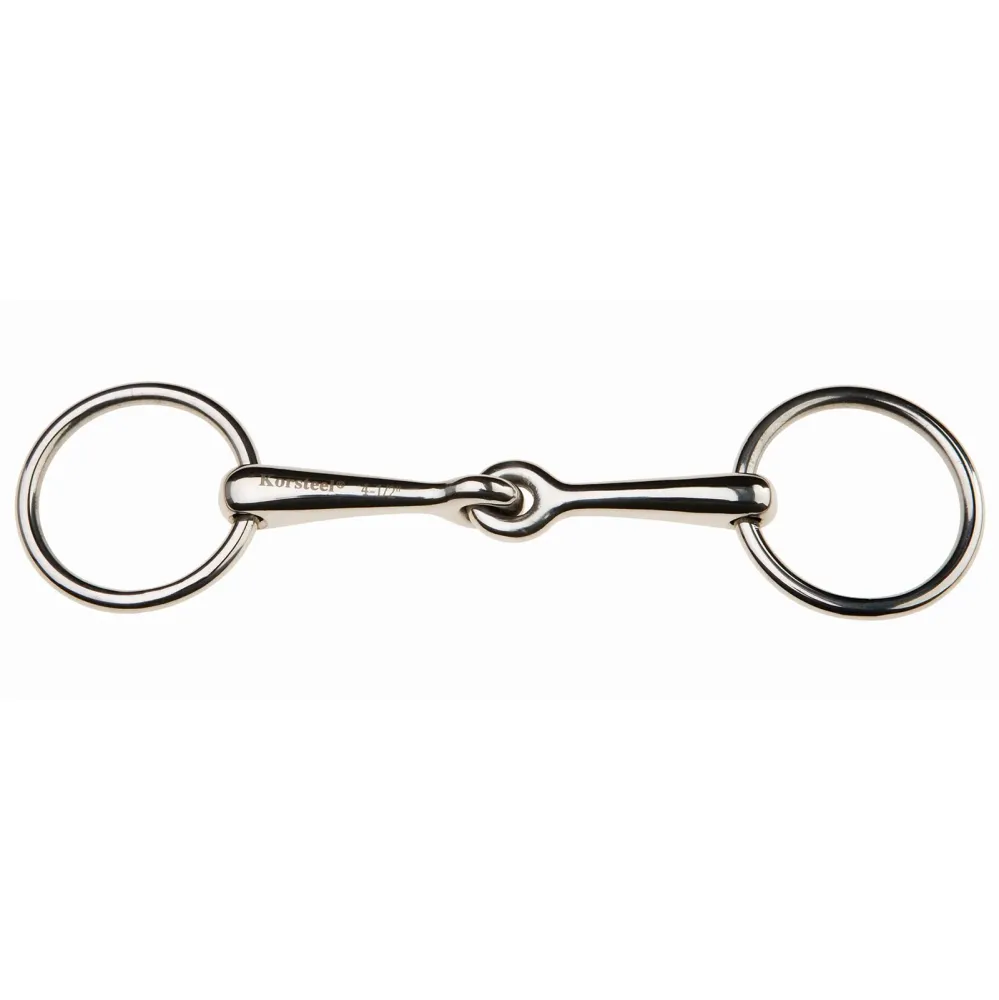Stainless Steel Weymouth Loose Ring Bradoon Snaffle Bit 146 mm