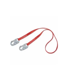 Polyester Self-Locking Safety Lanyard Red 098-1385101