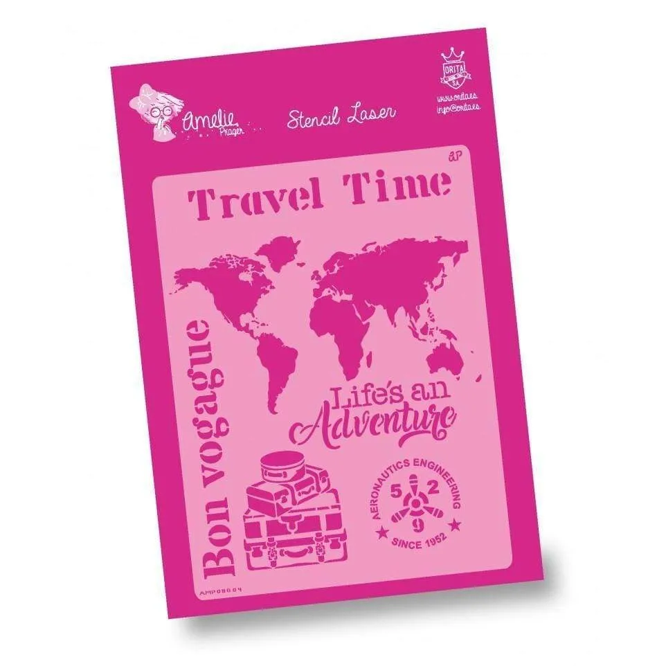Plantilla stencil orita Amelie 40x30 amp08004