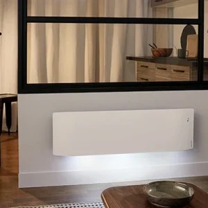 Radiateur connecté Divali 1000W plinthe blanc - Atlantic 507621