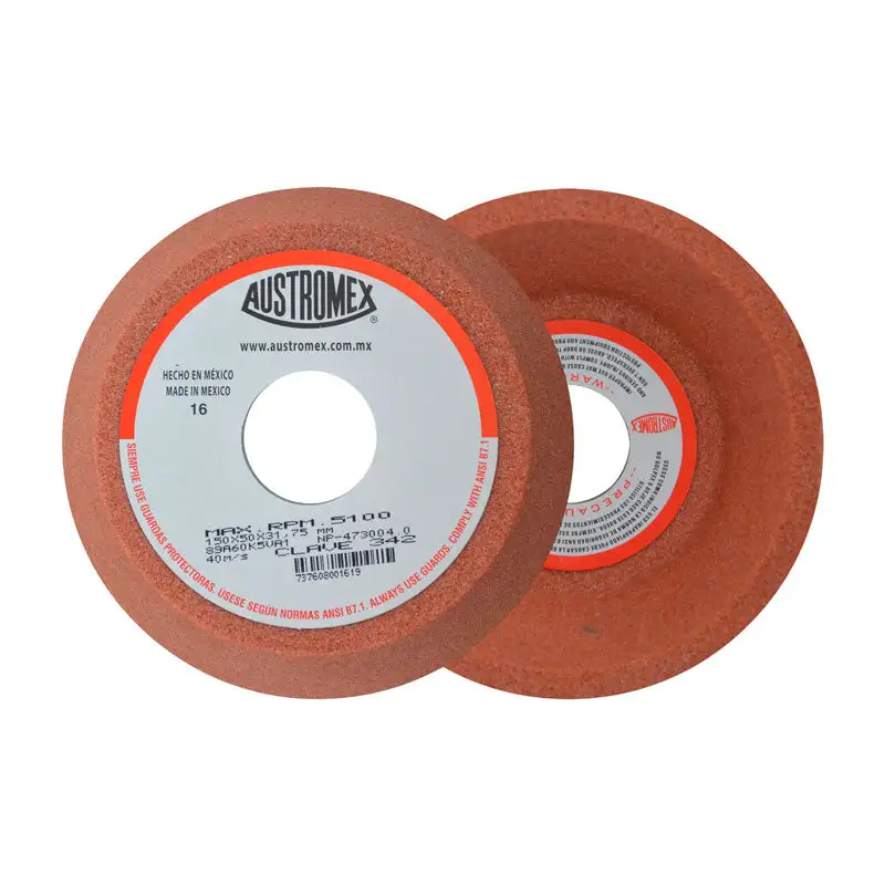 342 Piedra copa naranja 6" x 2" x 1.1/4" 89A60