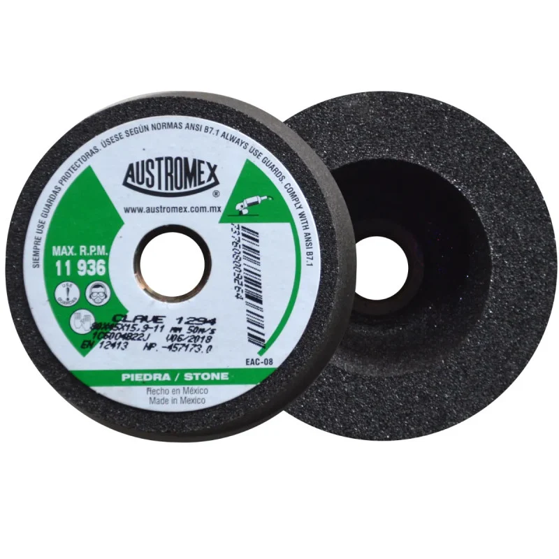 Arandela Plana Copa para Desbaste para Piedra 3-5/32 x 1-3/4 x 5/8-11 - Imperial Austromex 1294