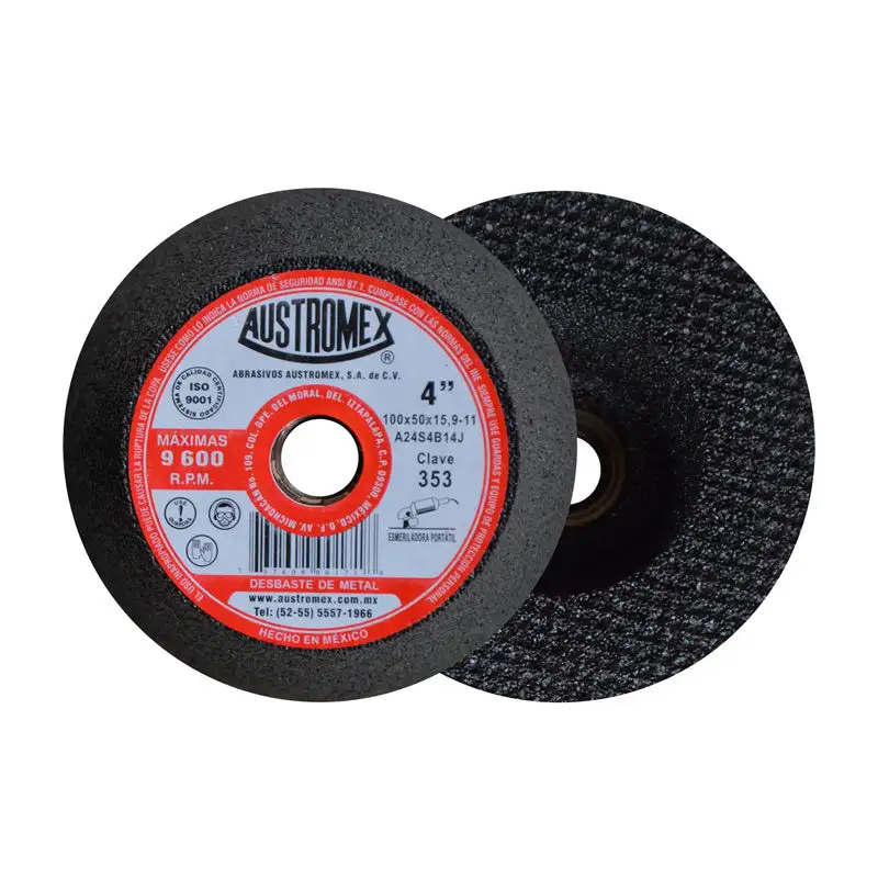 Arandela de Seguridad 353 Piedra copa p/metal 4" x 2" x 5/8" austromex