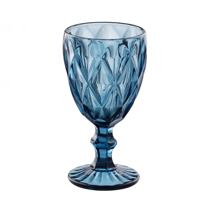 Copa Azul de Cristal Resistente la Corrosión