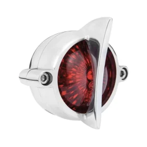 Faro Trasero Motone Cuda LED – Plateado - Homologado