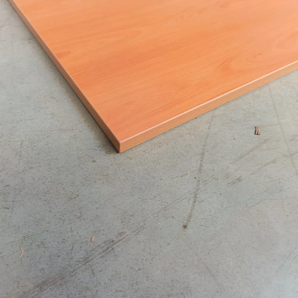Acero Inoxidable A2 Plan de travail aggloméré poirier - 1200 x 800 x 25 mm