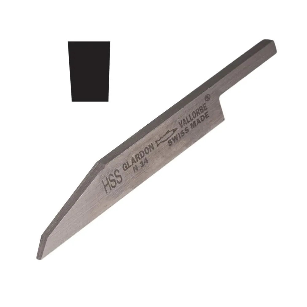Glardon-Vallorbe LOM0401 HSS Fresadoras planas precortadas Galvanizado en Caliente