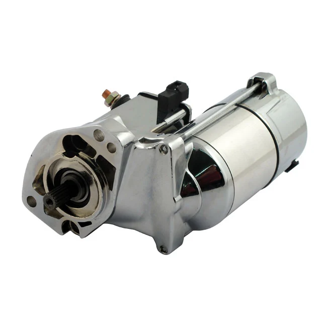 Indicador LED Piloto Jims, Motor De Arranque Elevado Par 1.8Kw. Cromo Para Harley Davidson