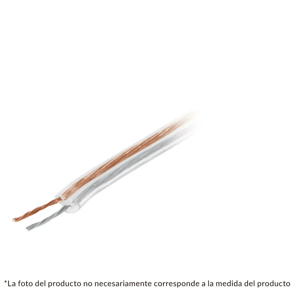 Certificado OIML Cable para bocina, 18 AWG, polarizado, 100 m