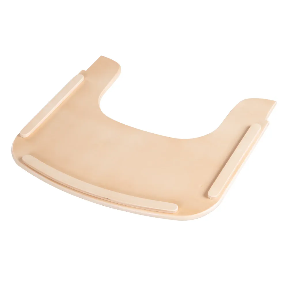 Bandeja para comer para 'Sit Up Flex' - Interoperable con con sistema de cinturones y almohadillas - Madera natural Compat...