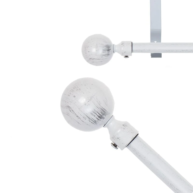 BARRA CORTINA 160-300 CM BLANCO