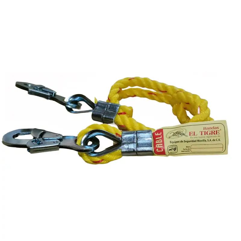 Aviso de Equipo de Protección Cable de seguridad de polipropileno de 16 mm, 200pp16 bandas el tigre