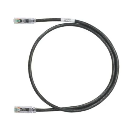 8 Position Stranded Shielded Copper Patch Cord Carbón NK6APC12MBL