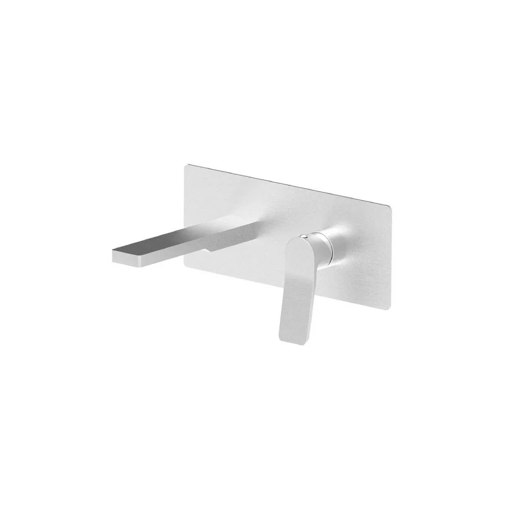 Miscelatore ad incasso per lavabo serie Tilt modello TI106ST inoxidable looking Paffoni