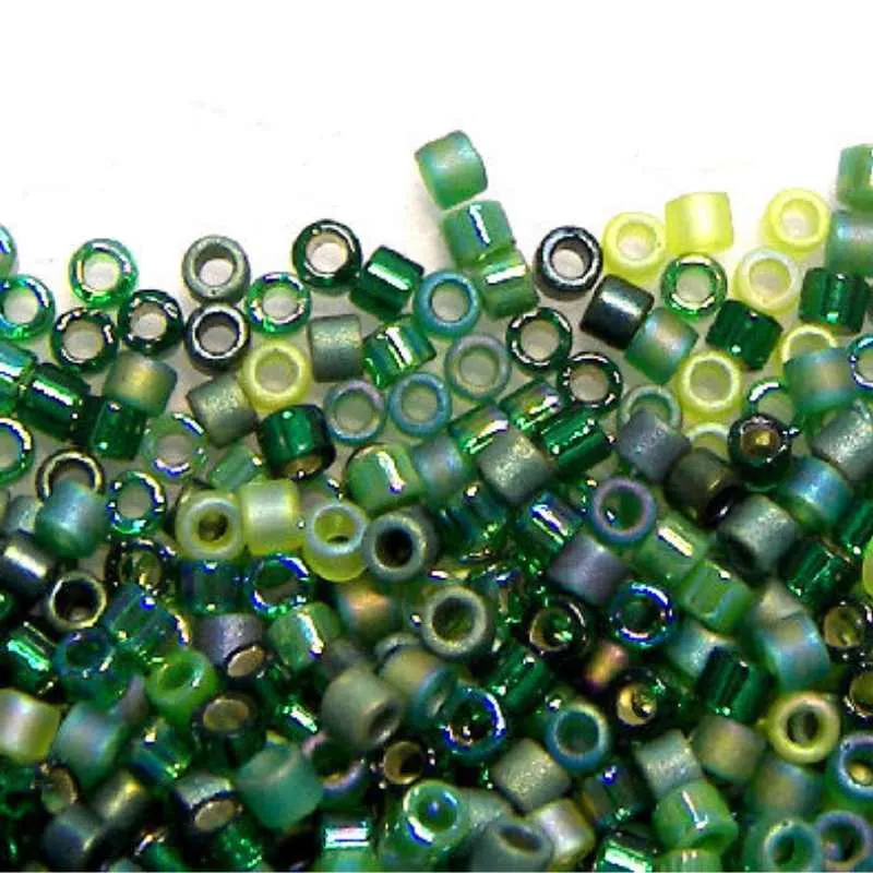 10/0 MIYUKI delica Mix abalorios - Evergreen x 1gr. con 2 ños de Garantí