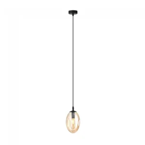 Lámpara de techo Celeste Ámbar Cristal - Metal Reciente