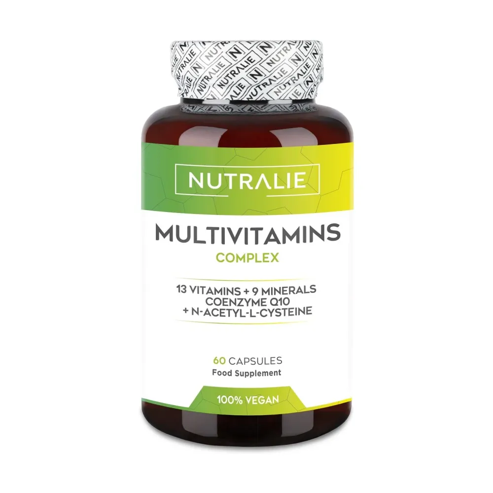 Nutralie Multivitaminas Complex con 29 activos 60 cápsulas con Resorte de Cierre Automático