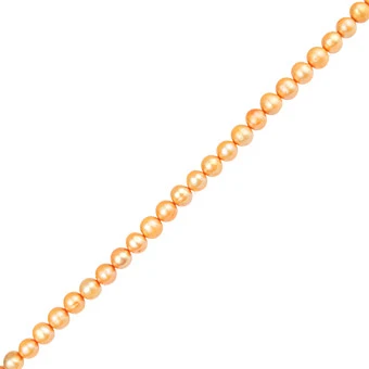 Perla Cultivada Papa 9-10mm Naranja de 3 x 3 Pulgadas