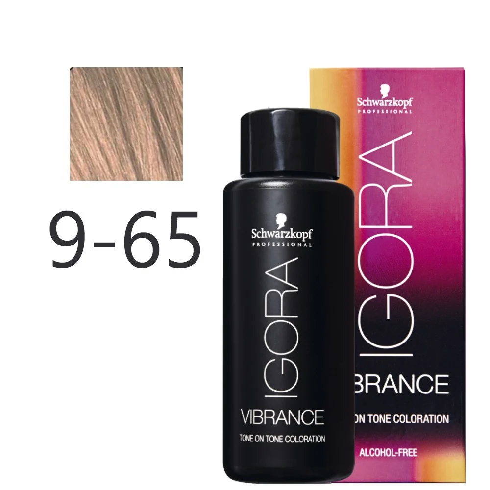 Schwarzkopf - Tonalizador Igora Vibrance 9-65 Rubio Muy Nítido Chocolate Dorado 60 ml