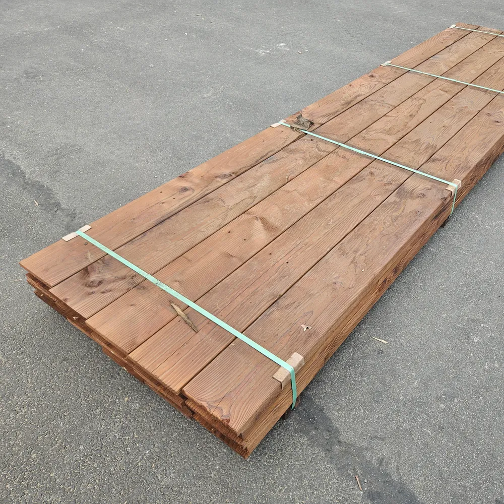 Bisagra de Cofre Poutre douglas lamellé collé - 200 x 80 - L=3.7m (raboté 4 faces)