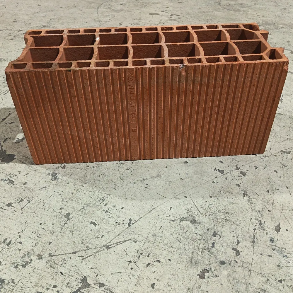 Bisagra de Puerta Pesada Brique terre cuite - 500 x 200 x 310 mm - BIO'BRIC (mur)