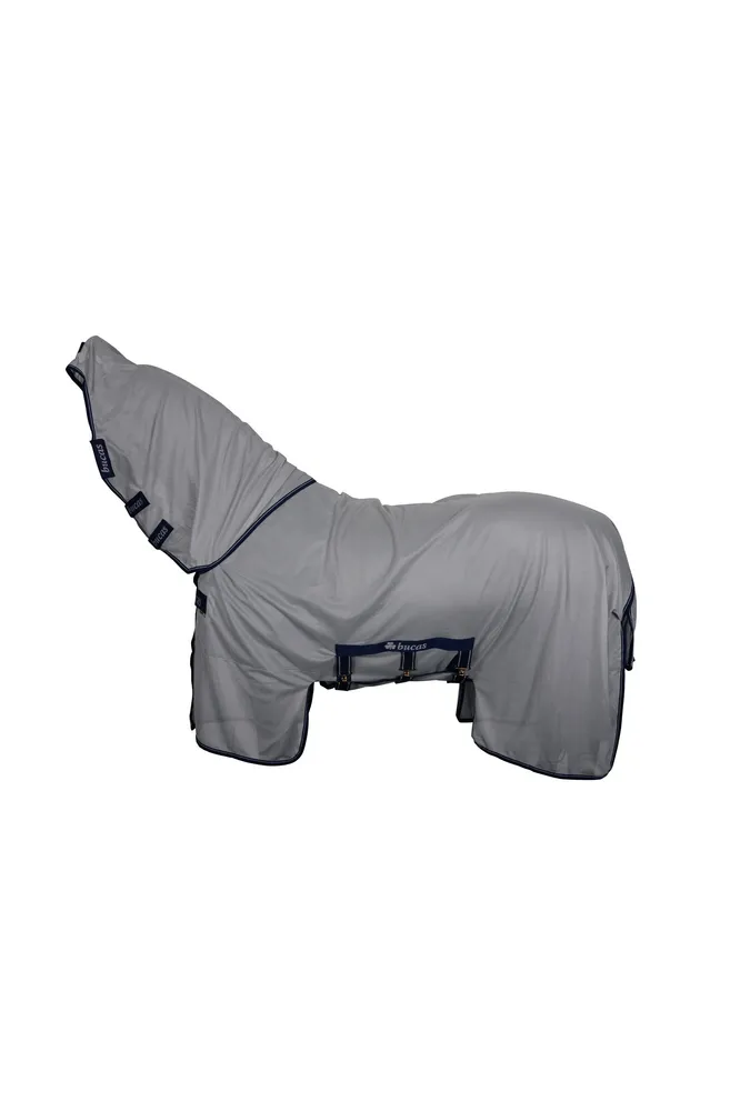 Buzz-Off X Big Neck Fly Rug Fixed Neck Plata 125