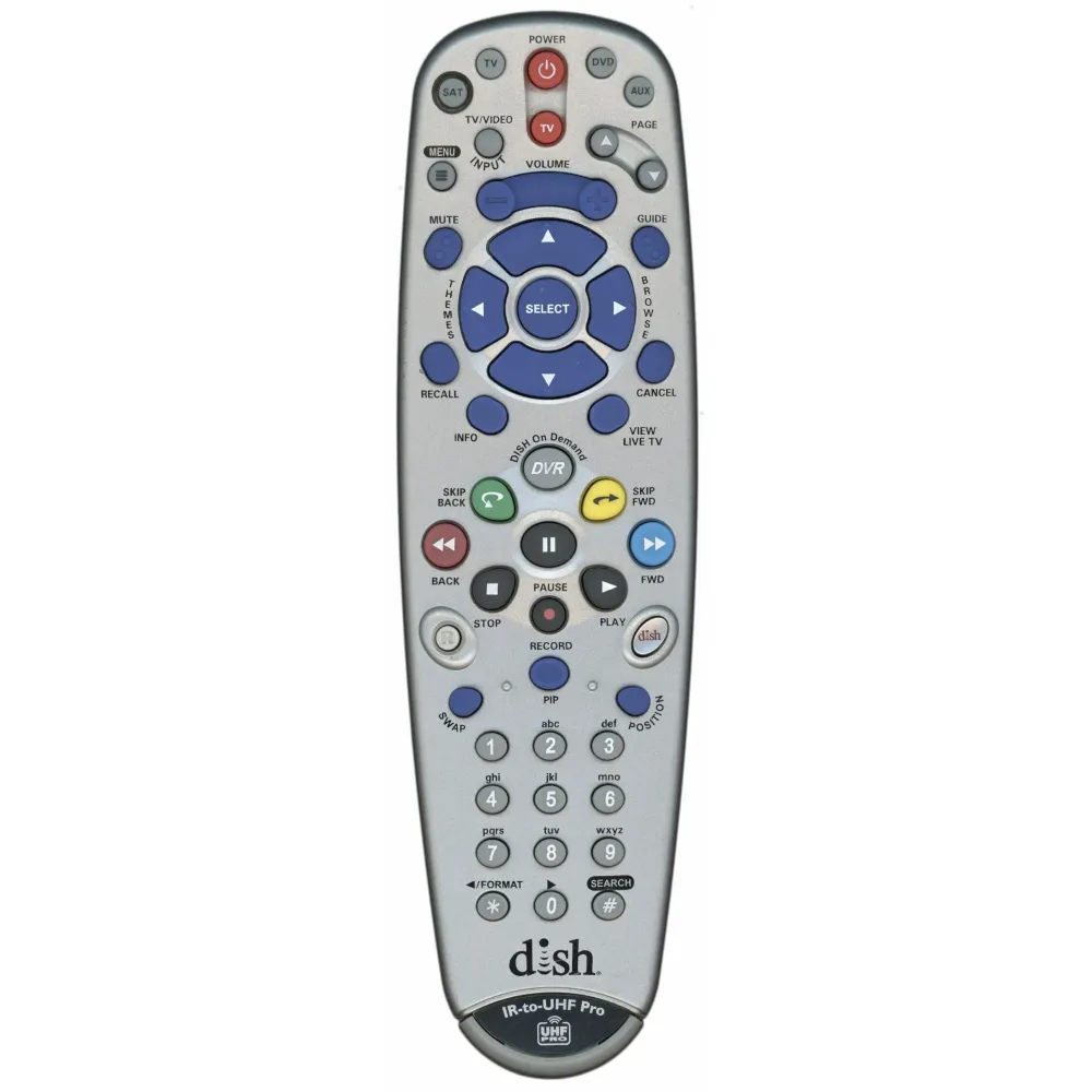 Control remoto para satélite Dish-Network 10.1 UHF PRO con 2 ños de Garantí