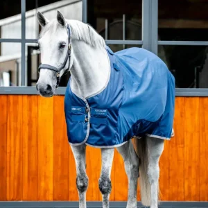 Ionic Therapy Red Cooler Rug Imperial Blue/Silver & Navy 160