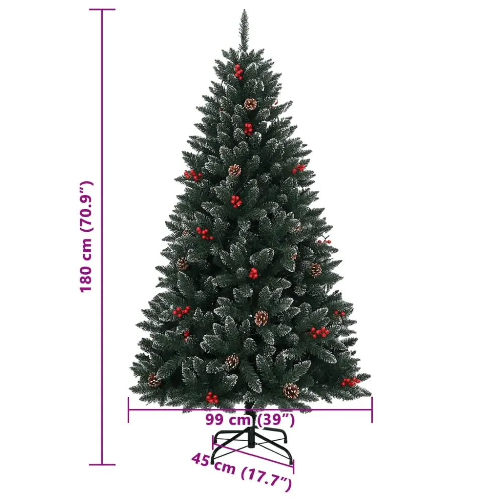 OEM Certificado Vidaxl arbol de navidad artificial con bisagras 300 led verde