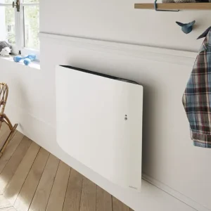 Radiateur électrique Divali 750W - connecté horizontal blanc - Atlantic 507608
