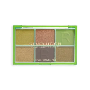 Revolution - Mini paleta de sombra Mini Colour Reloaded - Its Giving Esmeralda
