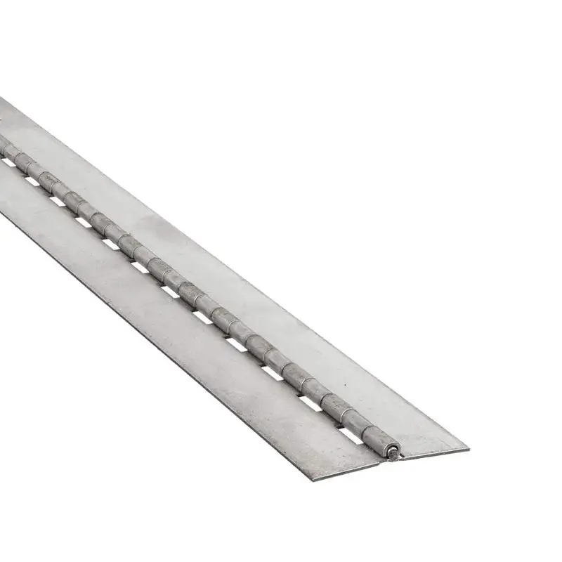 Bisagra de Puerta Pesada Bisagra tipo piano de acero de 1" calibre 22 de 2.44 Metros