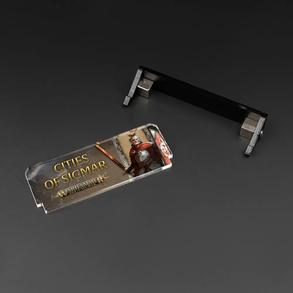 Plaque Warhammer® Age Sigmar - Cities Sigmar Pesada | Resistente la Corrosión