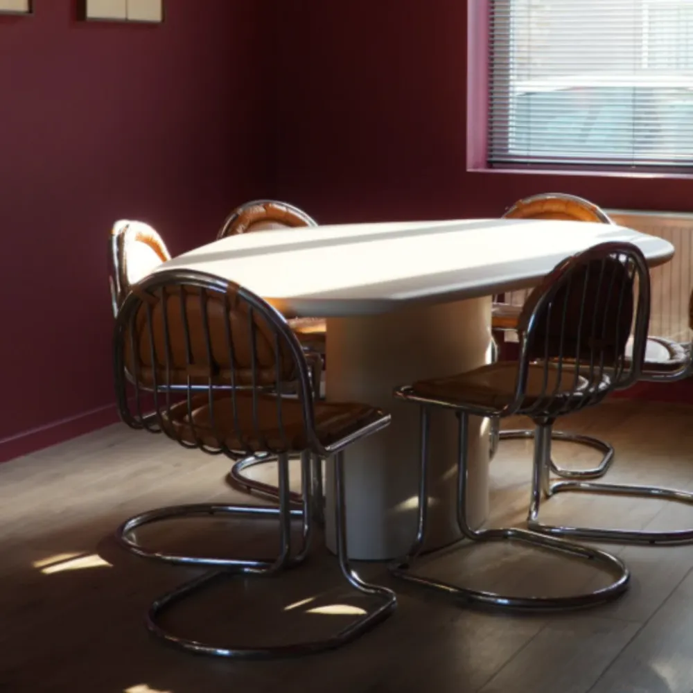 Acero Inoxidable 304 Organische eettafel - Reims - StoneSkin - 200 cm